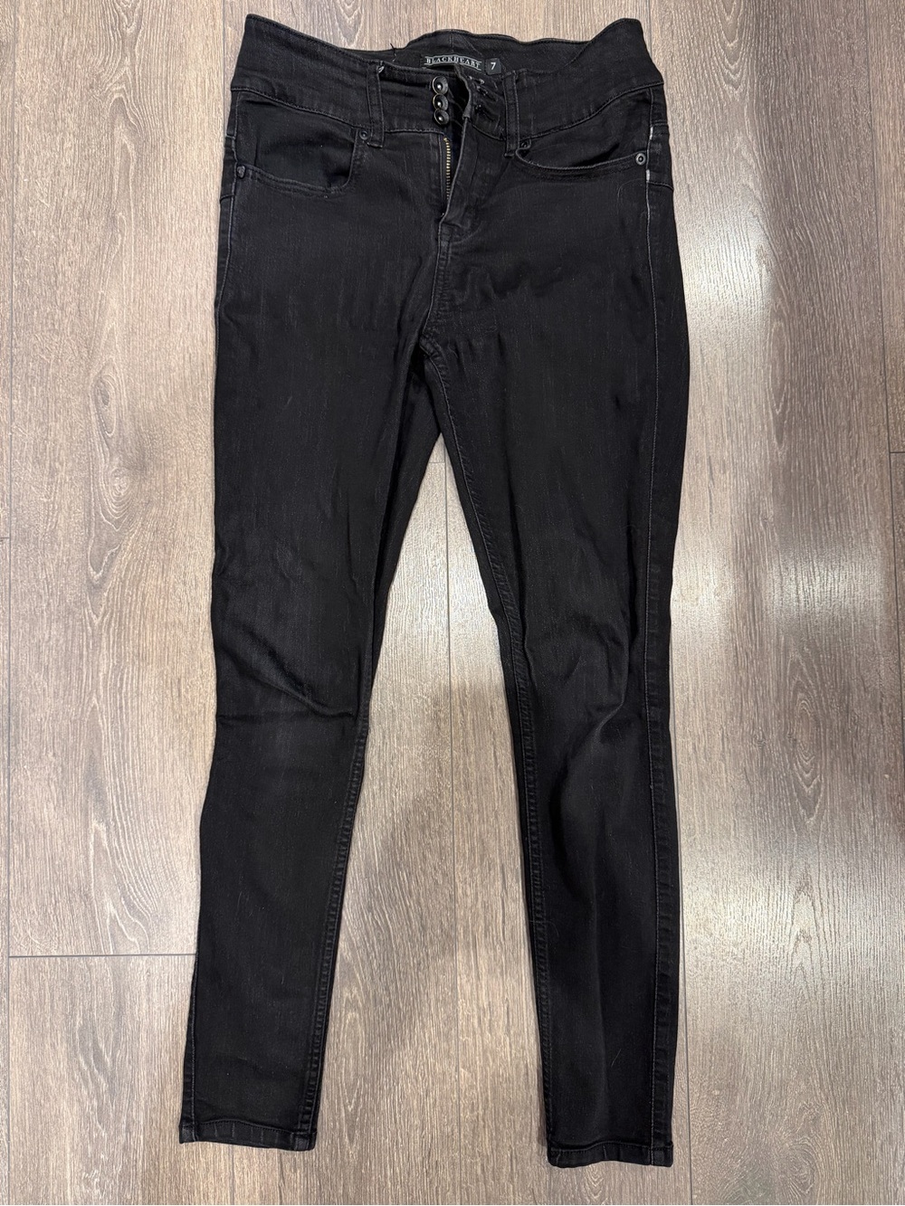 Blackheart super skinny black jeans